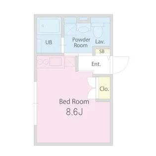 GARDENIA神宮外苑【2階】の間取り