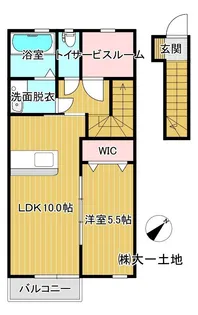 ポラーノコスモC【2階】の間取り