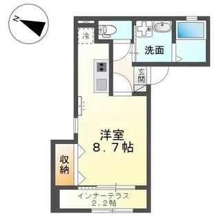 ハウルノア【2階】の間取り