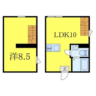 オータムバレー池袋の間取り
