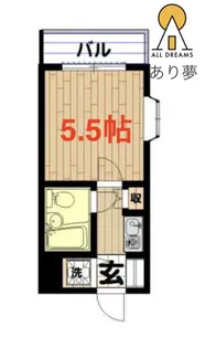 ルピナス横浜青木橋【4階】の間取り