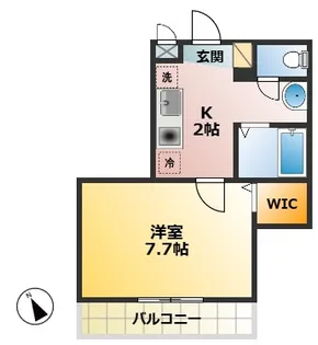 ルミエール12【2階】の間取り