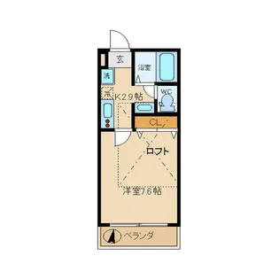 スプロートEAST【2階】の間取り