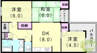 セントラルハイツ六甲【3階】の間取り