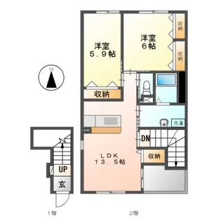 ブリリアント・ベリー【2階】の間取り