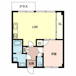 メゾンKANO【1階】の間取り