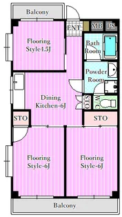 キャピタルコート8【2階】の間取り