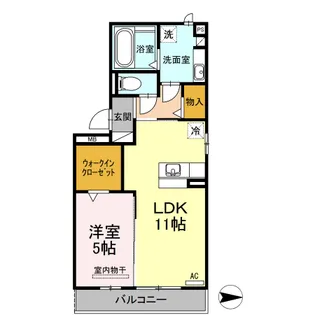 リバーパーク舞鶴【3階】の間取り