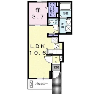 メゾン・ド・ソレイユ【1階】の間取り