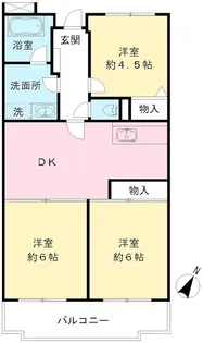 グランドール【3階】の間取り