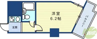 ライオンズマンション神戸元町第2【12階】の間取り