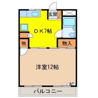 エスペランサハイツ【1階】の間取り