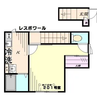 レスポワール【2階】の間取り