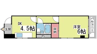 フレンドマンション【3階】の間取り