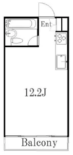 シャトレ四谷【4階】の間取り