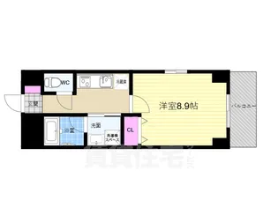 ベラジオ雅び四条通II【9階】の間取り