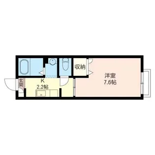 クレスト律【1階】の間取り