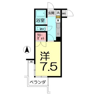サンロイヤル大宮【7階】の間取り