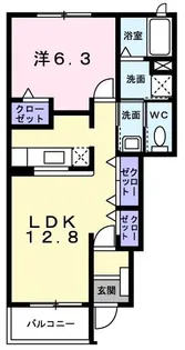 ファミール II【1階】の間取り