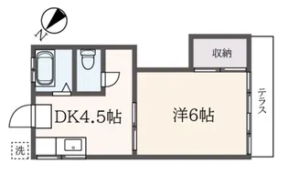 東泉一寮【2階】の間取り