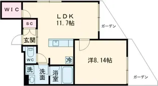 ASTILE studio王子【1階】の間取り