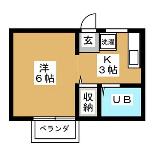 グリーンハイツ第5【2階】の間取り