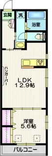 クレール墨田【1階】の間取り