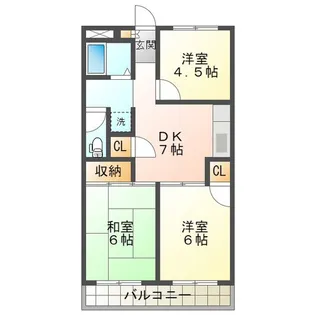メゾンヴィナス【1階】の間取り