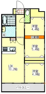 Arista Shirakibaru【10階】の間取り