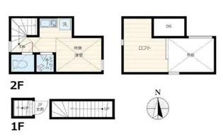 BLANC ET BLEU 高円寺【2階】の間取り