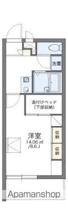 レオパレスFond Village【1階】の間取り