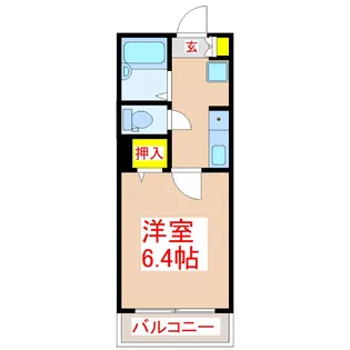 第二向吉マンション【2階】の間取り