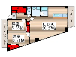 KIKKOMAS.11【4階】の間取り