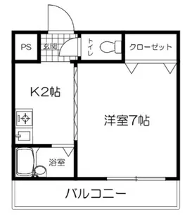 ネオセレス壱番館【1階】の間取り