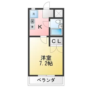 ハイツストニーヒル【1階】の間取り