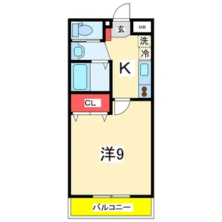 グリーンハウス【3階】の間取り