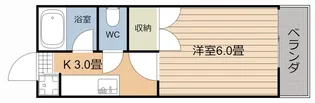 キャッスル竹井【2階】の間取り
