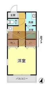レジデンスTM村岡【2階】の間取り