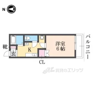 B・Bハイツ【2階】の間取り