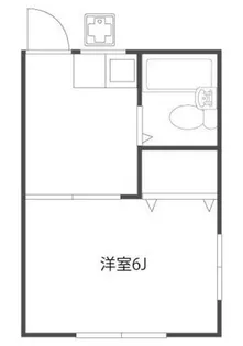第5白王ハイツ【2階】の間取り