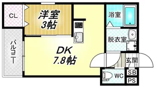 (仮称)ジーメゾン羽曳野セレーヌ【1階】の間取り