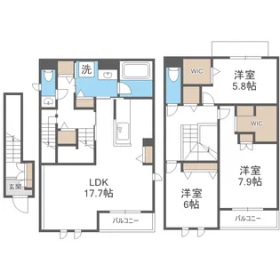 S-room曰佐【2階】の間取り