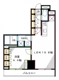 セリオ落合東中野【3階】の間取り