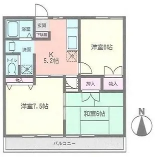 ファミーユ【2階】の間取り