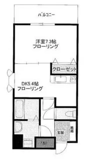 アンフォーラメグロ【5階】の間取り