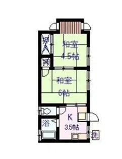 マロンハイツ【1階】の間取り