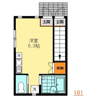 K2-桜丘4丁目-【1階】の間取り