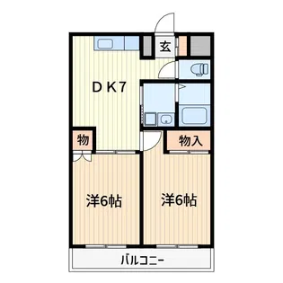 メゾン領家【3階】の間取り