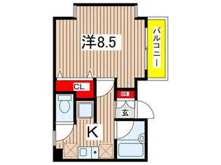 ラグ-ナ綾瀬【4階】の間取り