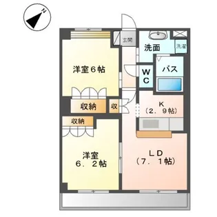 ルーラルパレス【2階】の間取り